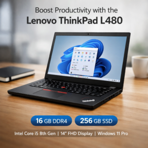 Lenovo ThinkPad L480 series - 16 GB DDR4 - 256 GB SSD - Intel Core i5 8th Gen 1.60 Ghz