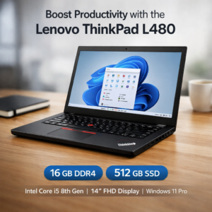 Lenovo ThinkPad L480 series - 16 GB DDR4 - 512 GB SSD - Intel Core i5 8th Gen 1.60 Ghz