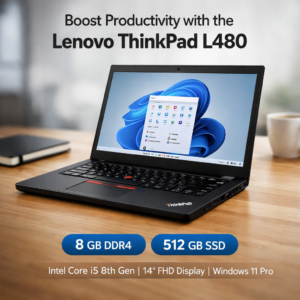 Lenovo ThinkPad L480 series - 8 GB DDR4 - 512 GB SSD - Intel Core i5 8th Gen 1.60 Ghz