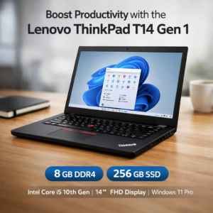 Lenovo ThinkPad T14 series Gen 1 - 8 GB DDR4 - 256 GB SSD - Intel Core i5 10th Gen 1.6 Ghz