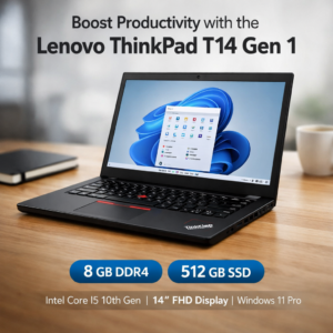 Lenovo ThinkPad T14 series Gen 1 - 8 GB DDR4 - 512 GB SSD - Intel Core i5 10th Gen 1.6 Ghz