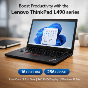 Lenovo ThinkPad L490 series - 16 GB DDR4 - 256 GB SSD - Intel Core i5 8th Gen 1.60 Ghz